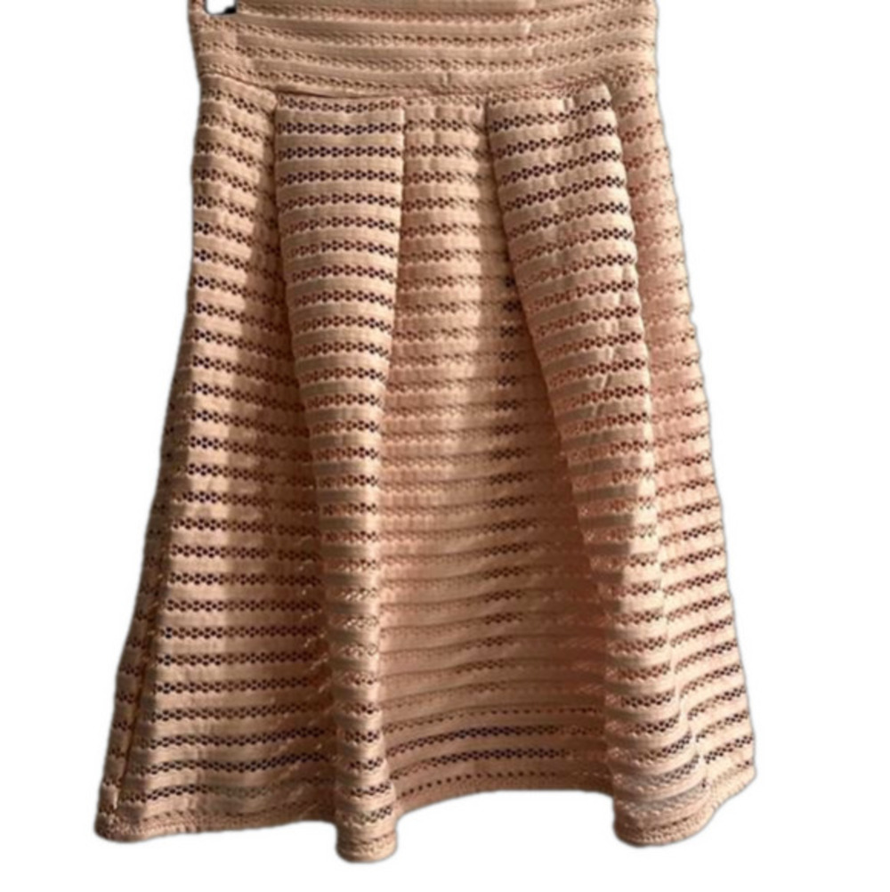 Red Lolly pink pleat eyelet skirt
